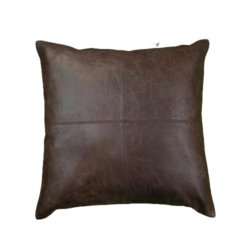 Lambskin Leather Pillow Cover