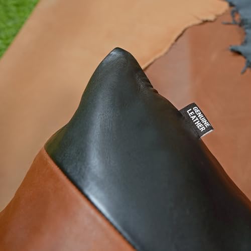 Lambskin Leather Pillow Cover