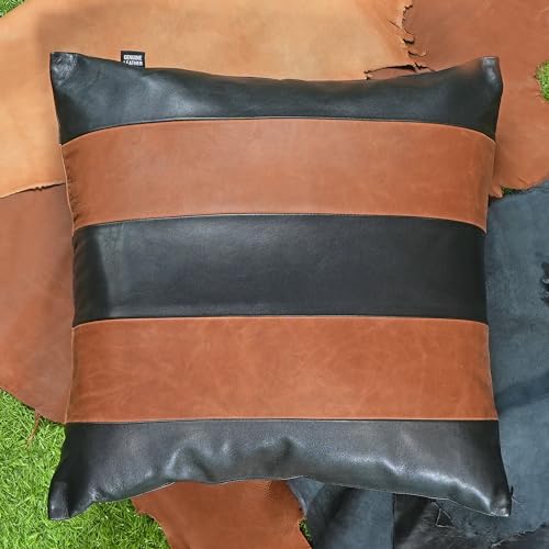 Lambskin Leather Pillow Cover