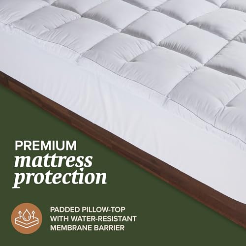 Quilted Pillow Top Mattress Topper