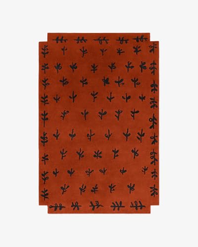 Floor Theory Hand Tufted Wool Area Rug – Premium New Zealand Wool Carpet – Modern Indoor Rugs 0.5 Inch Thick for Living Room & Bedroom