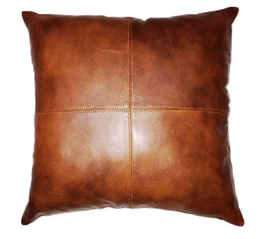 Lambskin Leather Pillow Cover