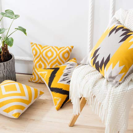 Cotton Linen Cushion Cover Set