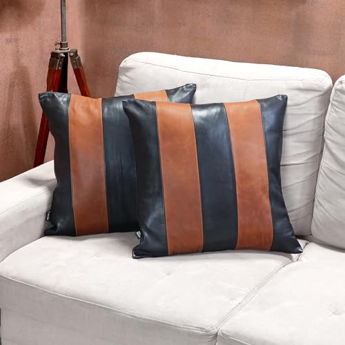 Lambskin Leather Pillow Cover