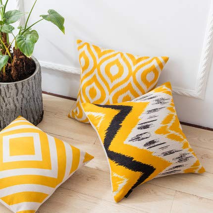 Cotton Linen Cushion Cover Set