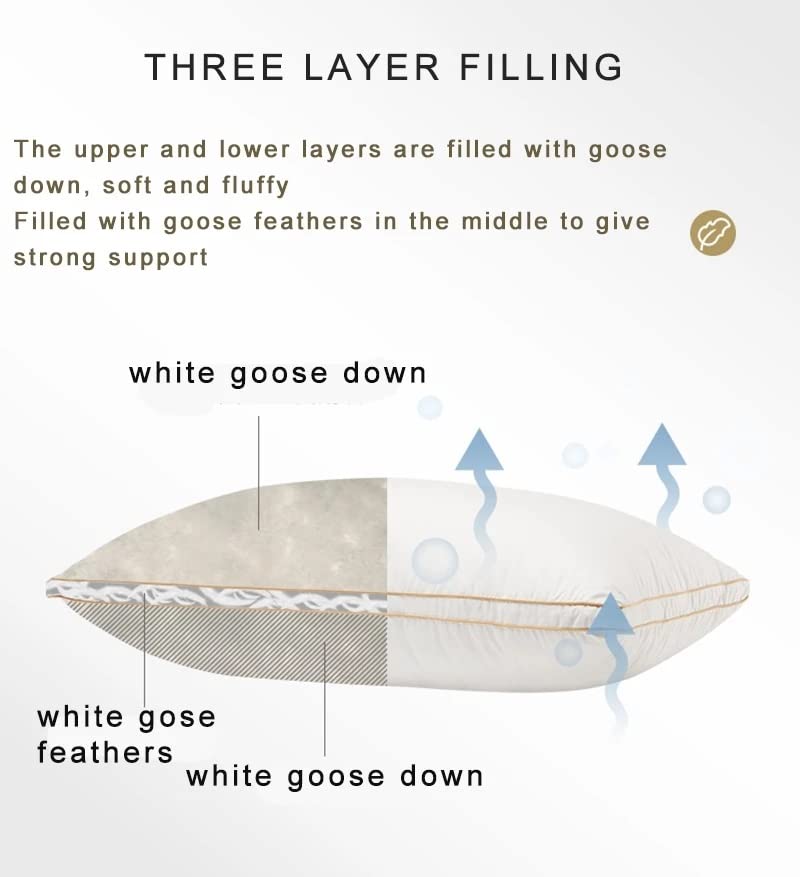 Cotton Shell Down Sleeping Pillow
