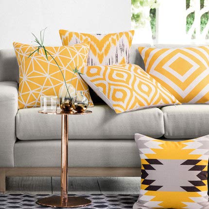 Cotton Linen Cushion Cover Set