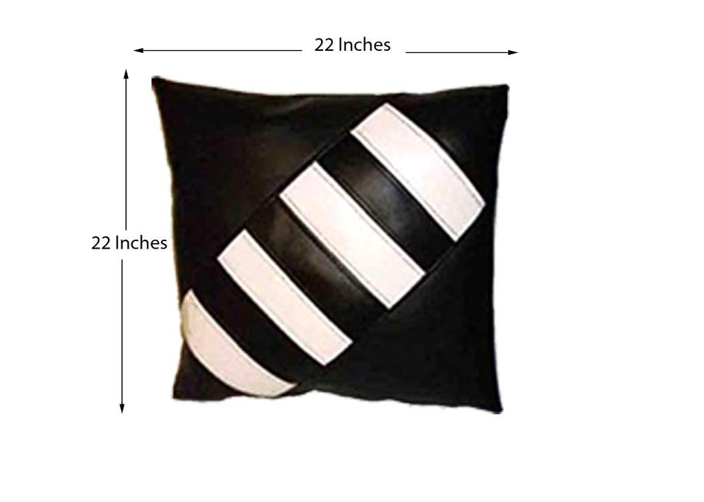 Lambskin Leather Pillow Cover Set