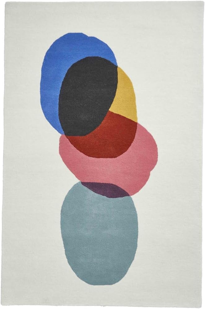 Geometric Wool Area Rug