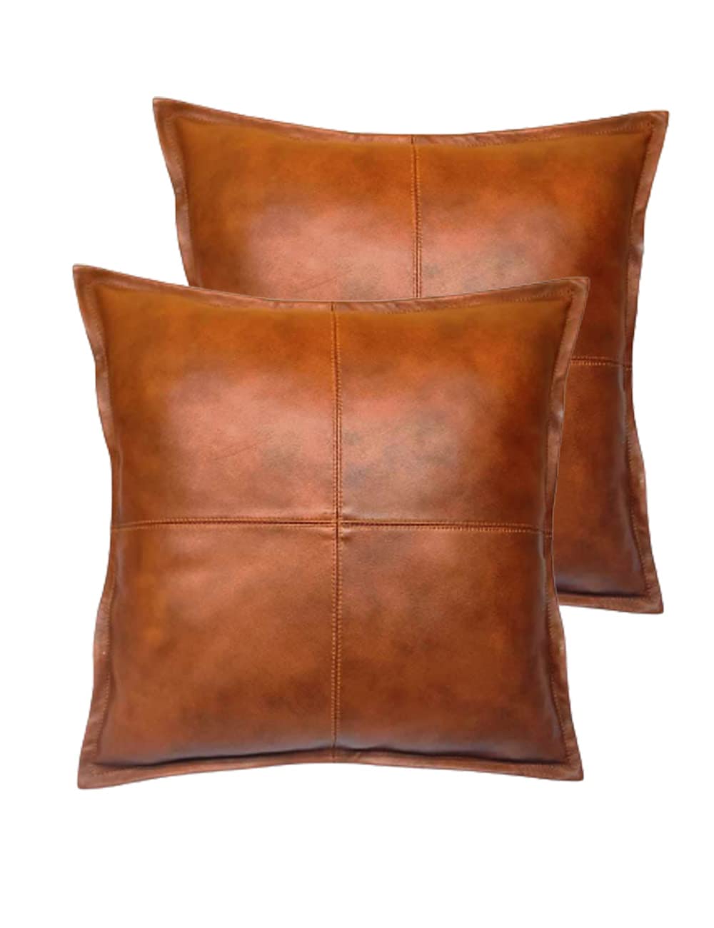 Lambskin Leather Pillow Cover