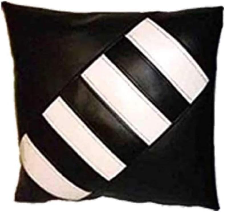 Lambskin Leather Pillow Cover Set