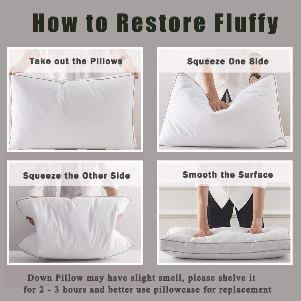 Cotton Shell Down Sleeping Pillow