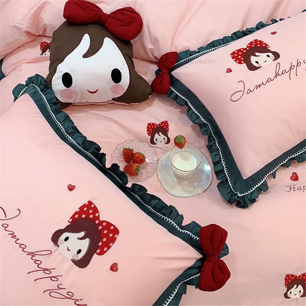 Cotton Lace Duvet Cover Set
