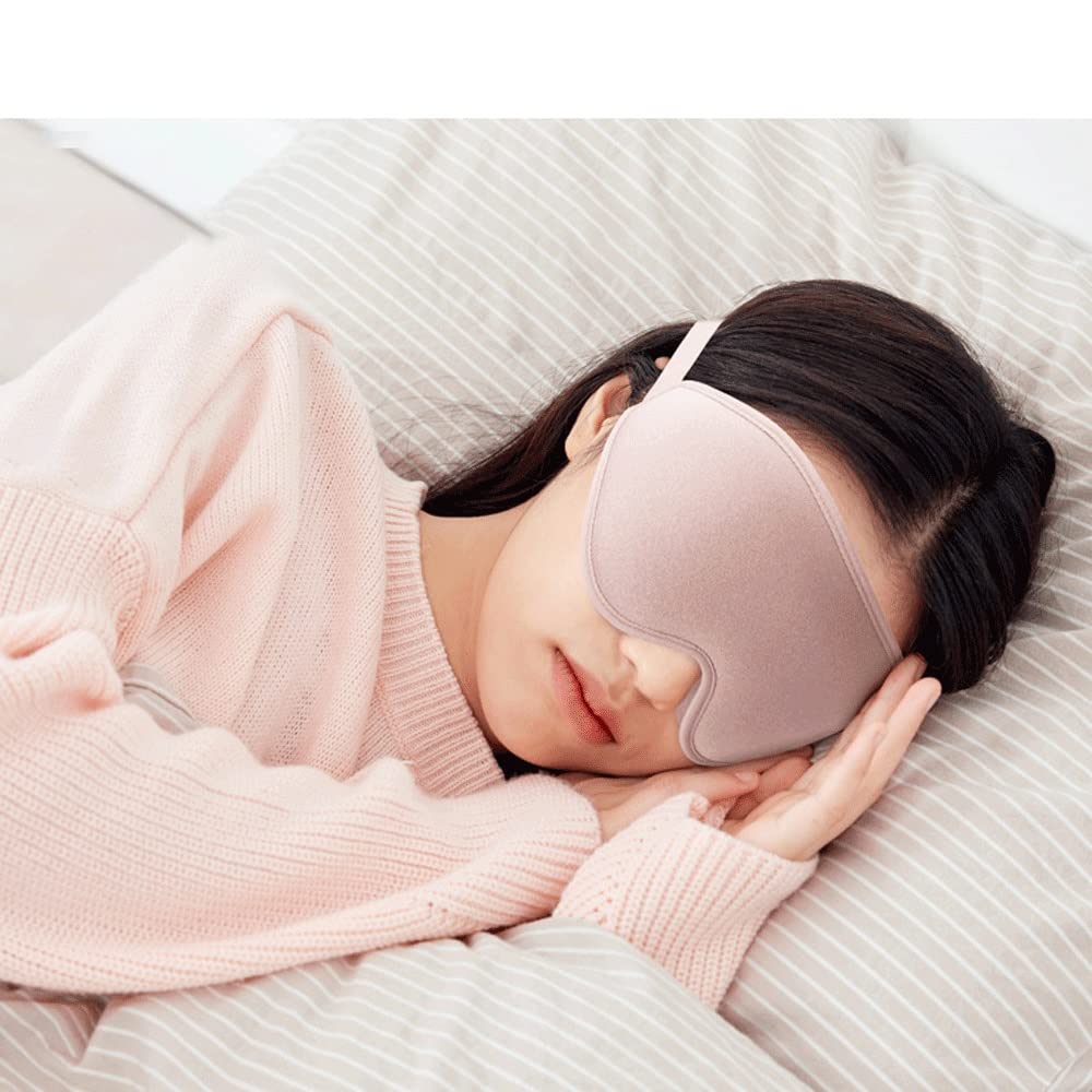 Marycan Sleep Mask, 3D Deep Contoured Eye Covers for Sleeping, with Adjustable Strap for Sleeping, Yoga, Traveling Fit for Most People