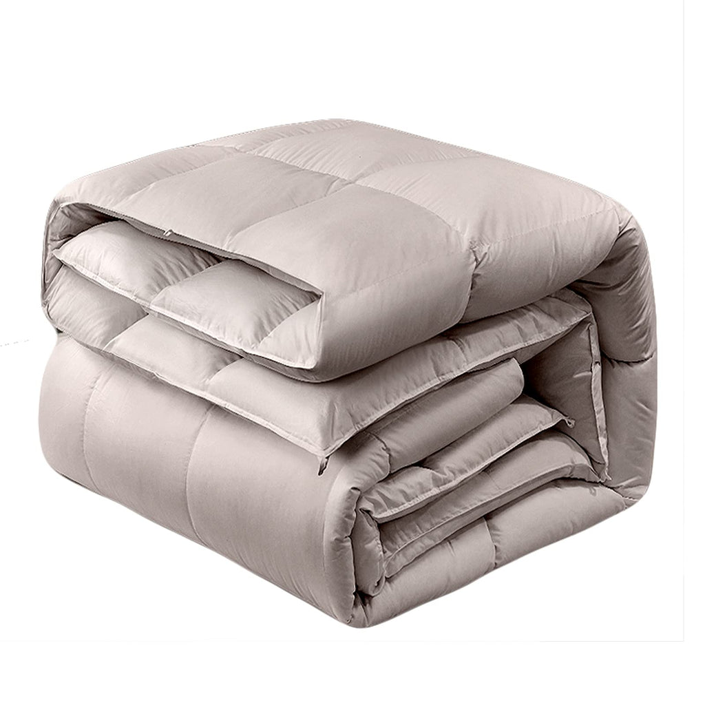 Luxury White Duck Down Comforter Set