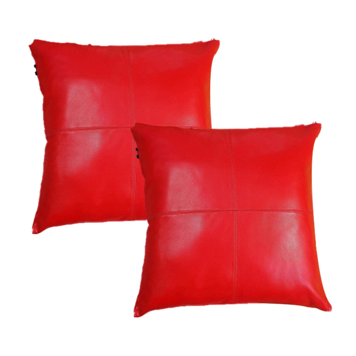 Lambskin Leather Pillow Cover