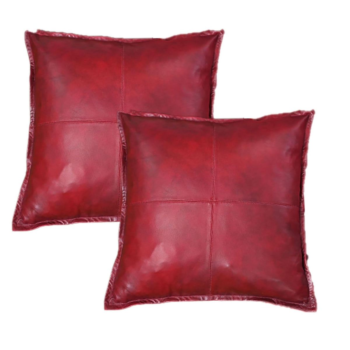 Lambskin Leather Pillow Cover