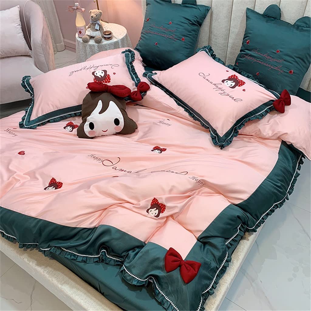 Cotton Lace Duvet Cover Set