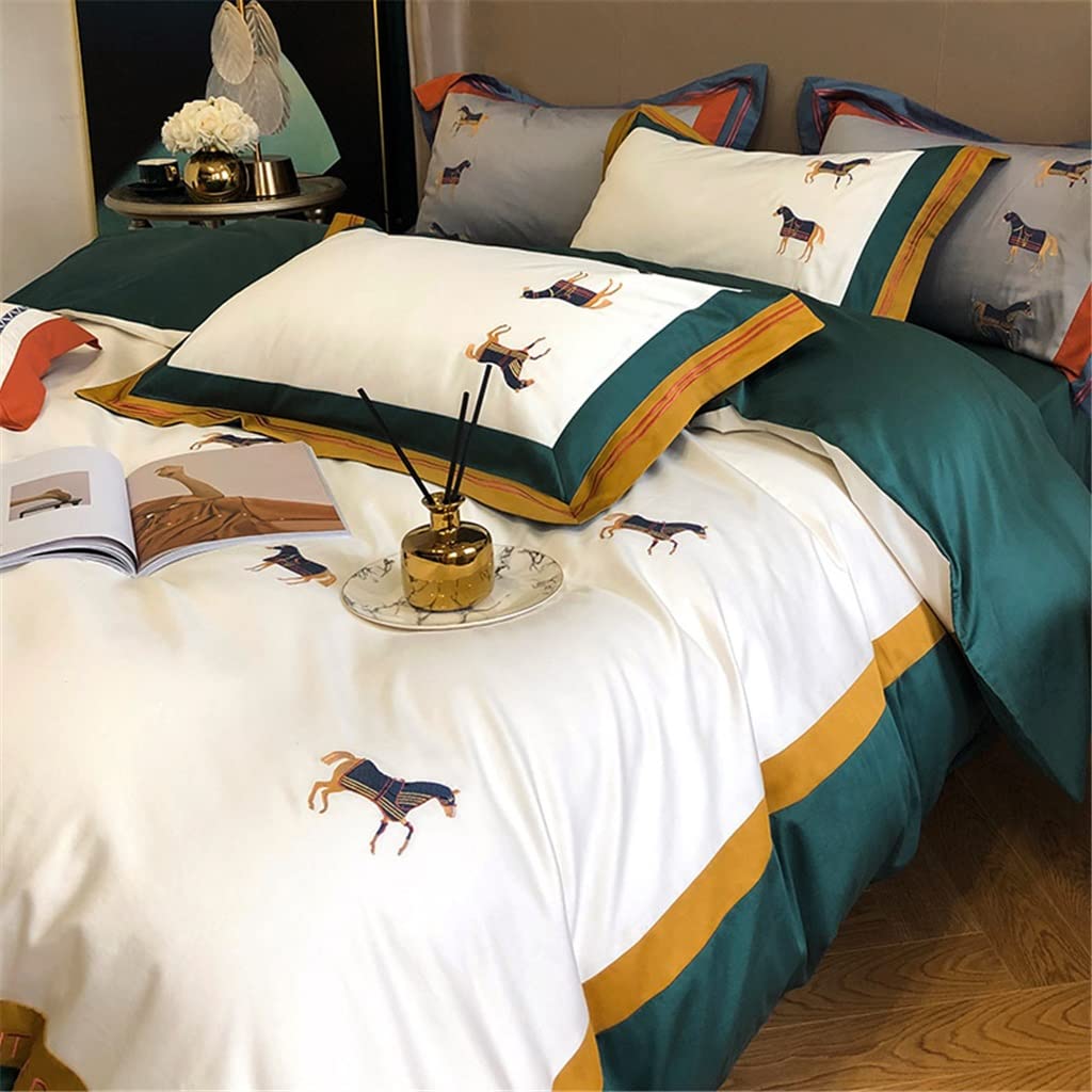 Cotton Embroidered Bedding Set