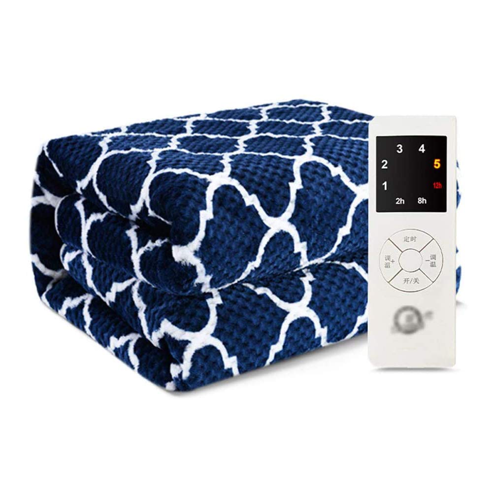 Heated Throw Blanket Heated Electric Overblanket, with Timer 4 Heat Settings/Built in Advanced Overheat Protection,Electric Blanket