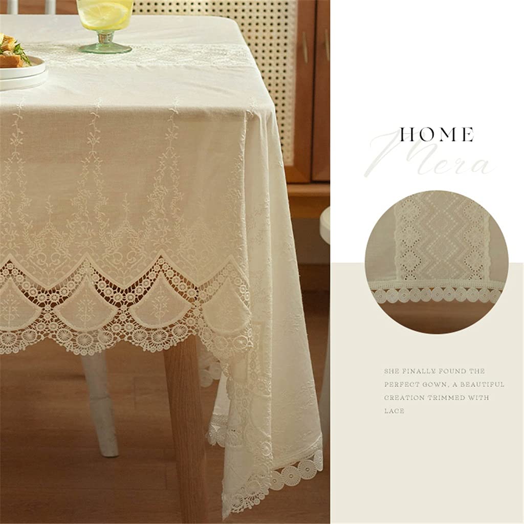 Lace Embroidered Tablecloth