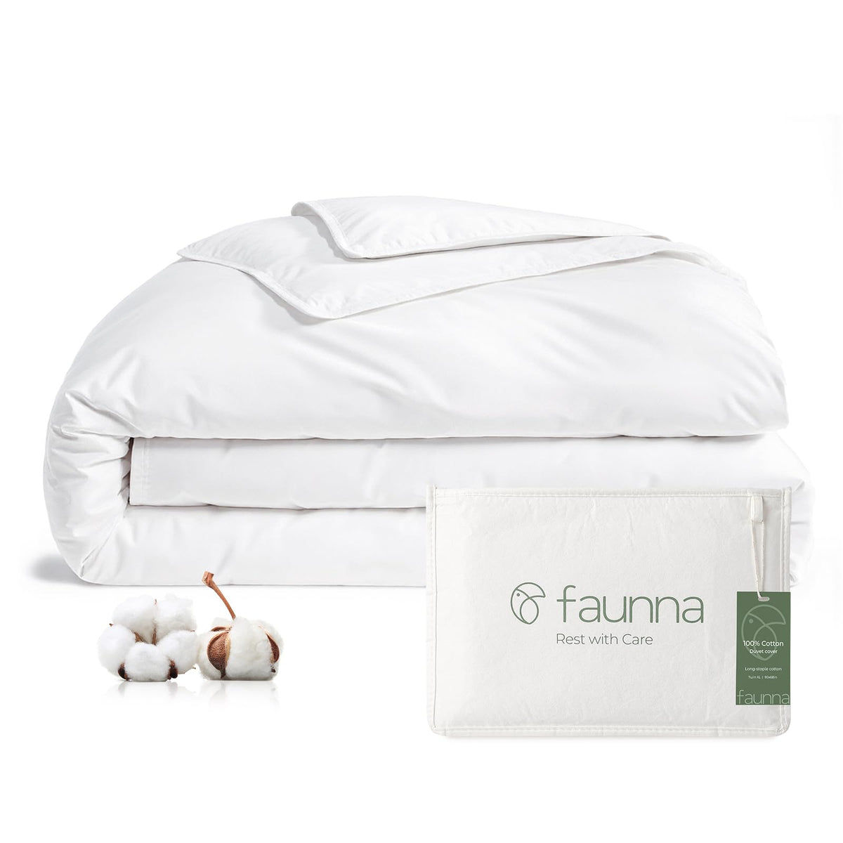 Minimalist Cotton Duvet Cover