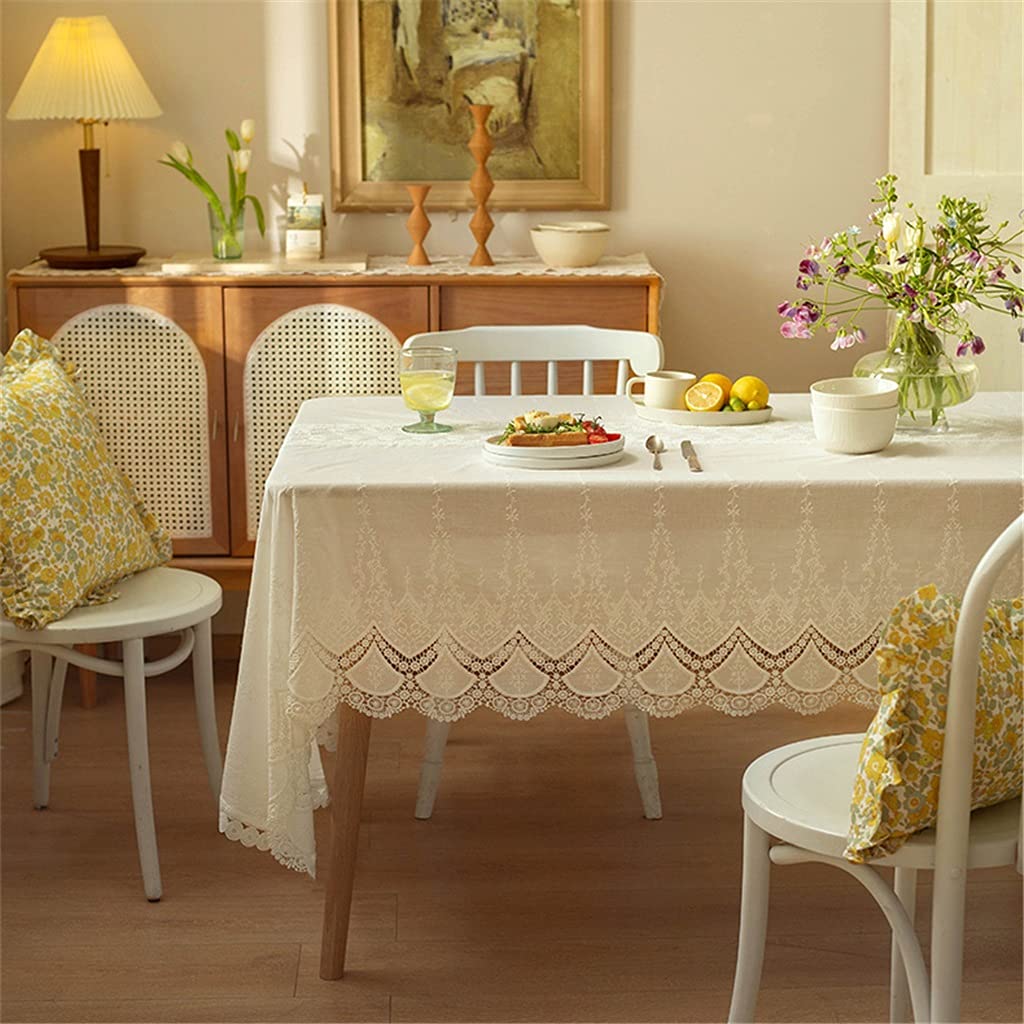 Lace Embroidered Tablecloth