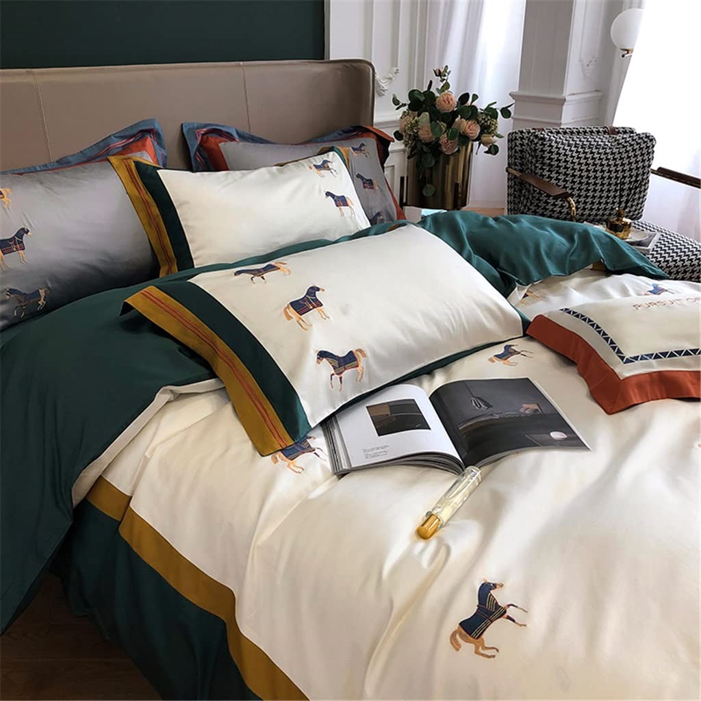 Cotton Embroidered Bedding Set