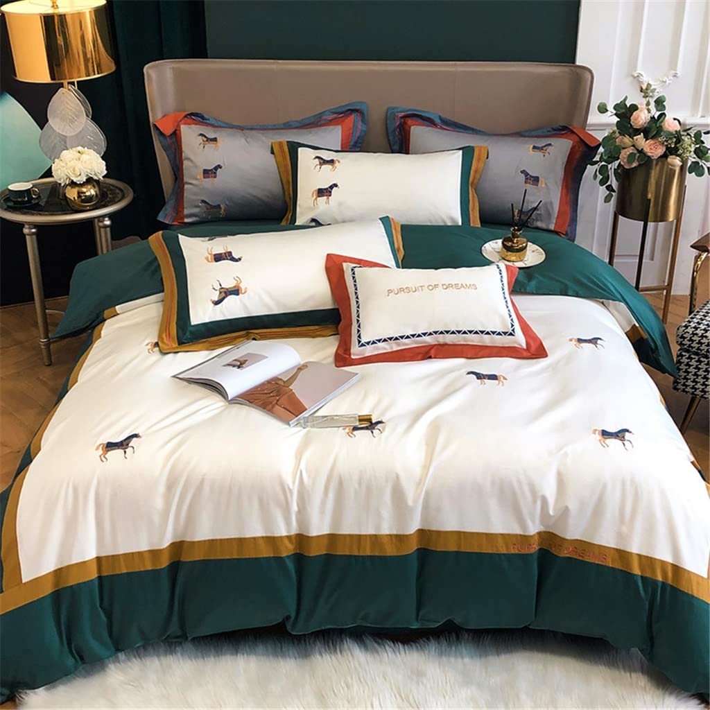 Cotton Embroidered Bedding Set