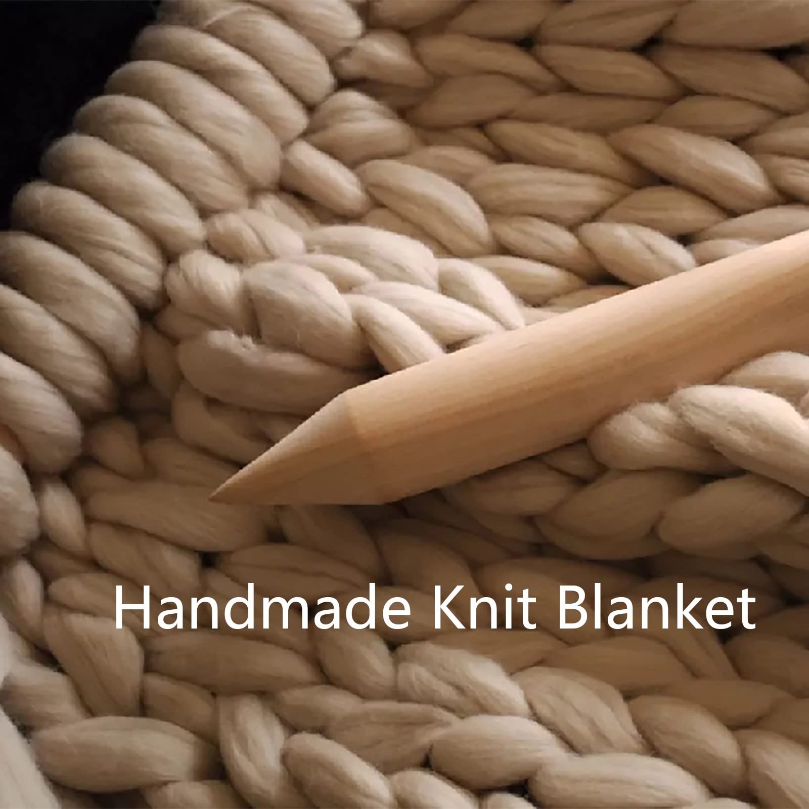 Chunky Knit Throw Blanket