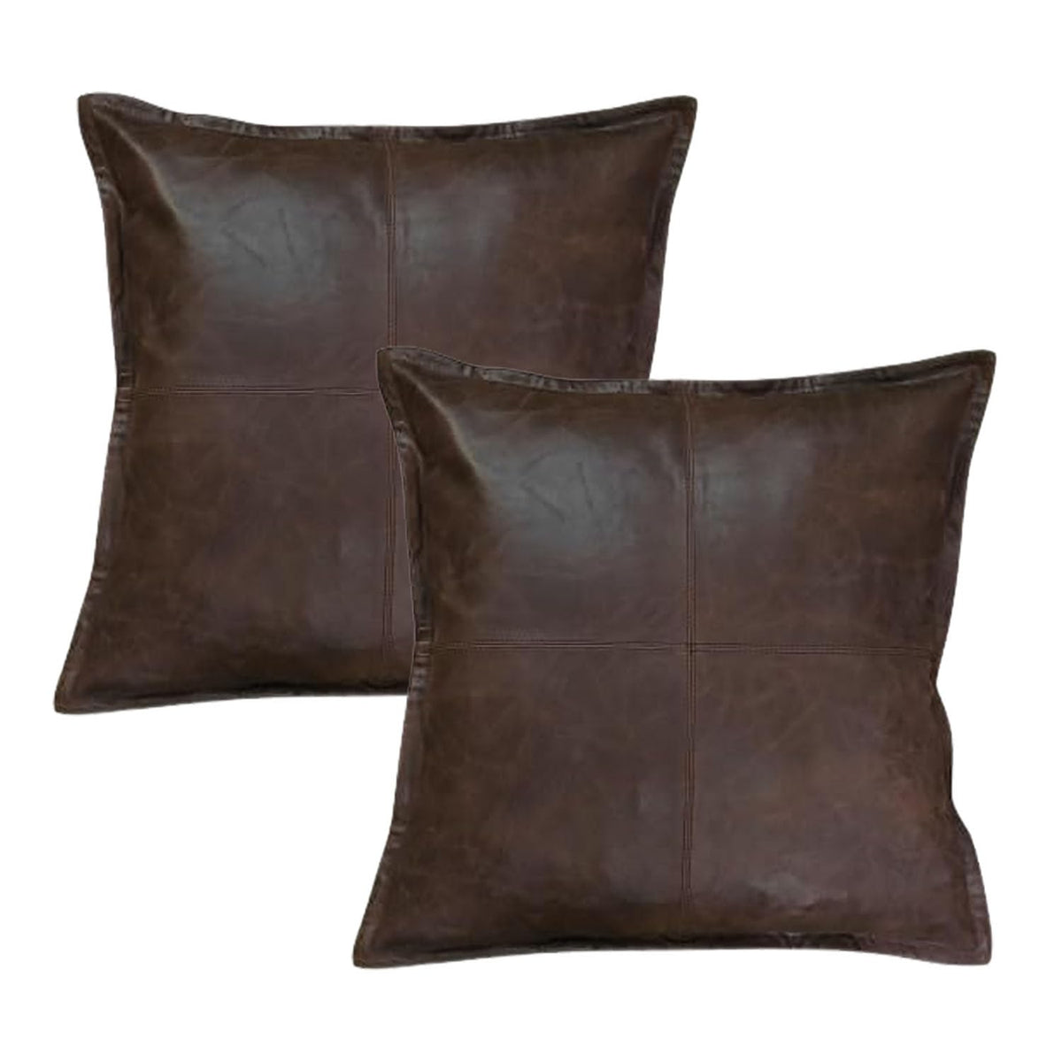 Lambskin Leather Pillow Cover