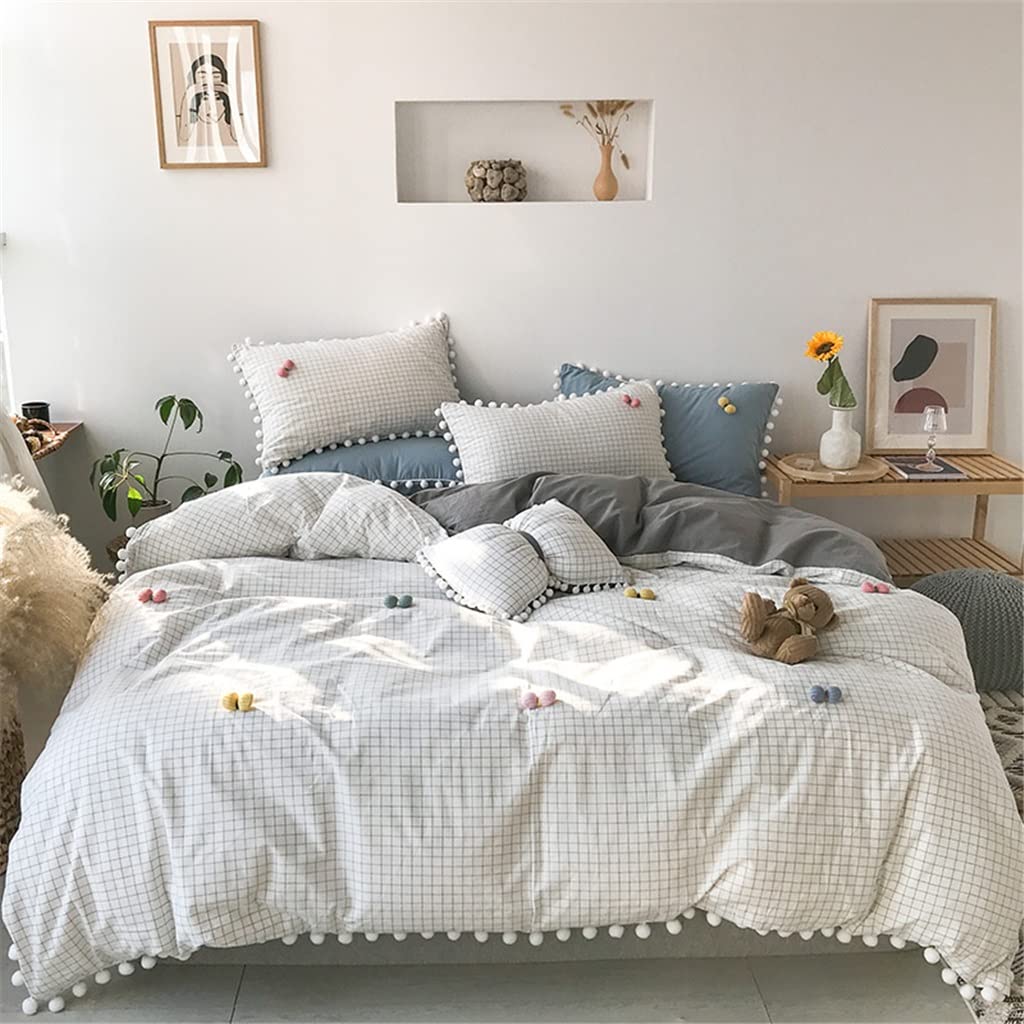 Washed Cotton Duvet Cover Set