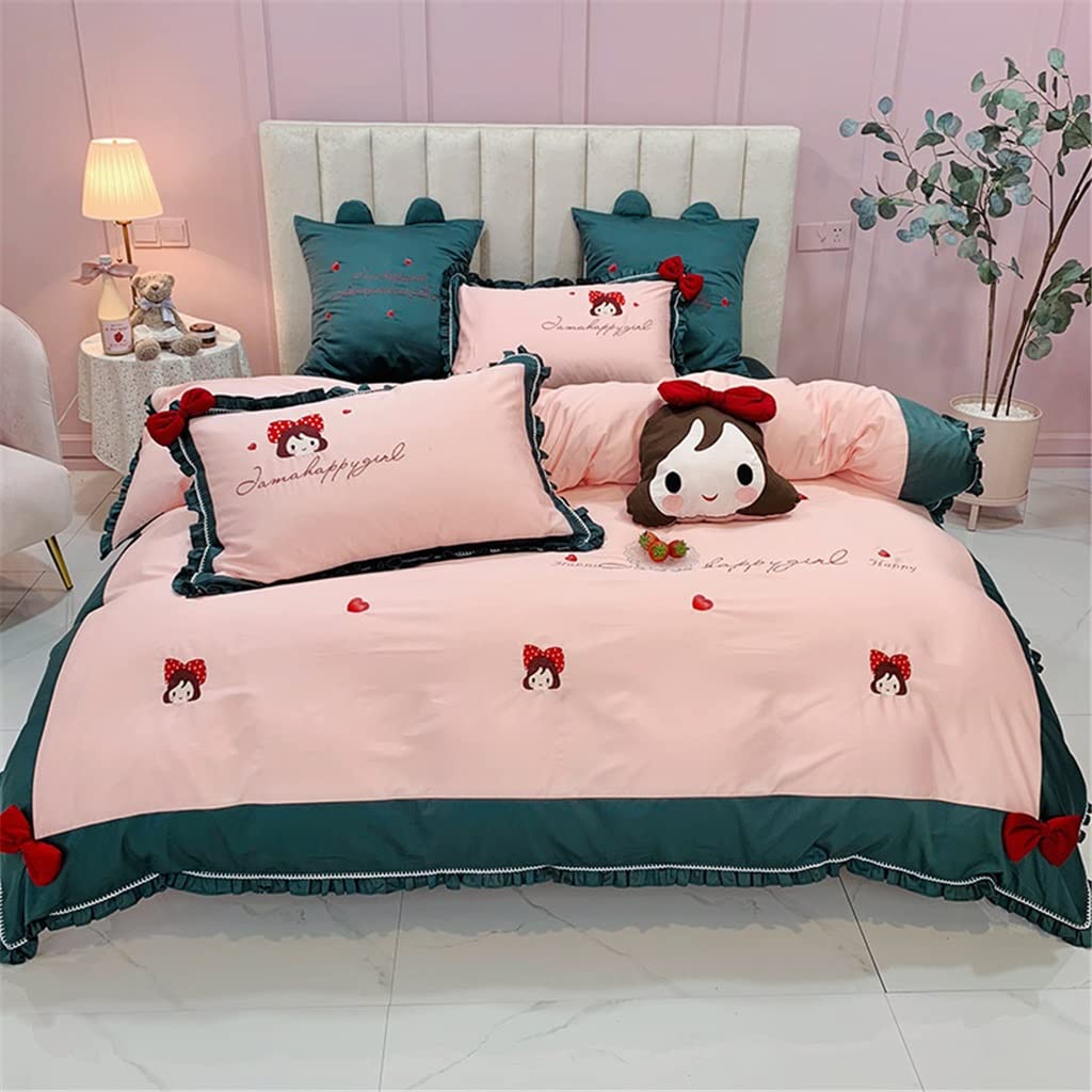 Cotton Lace Duvet Cover Set