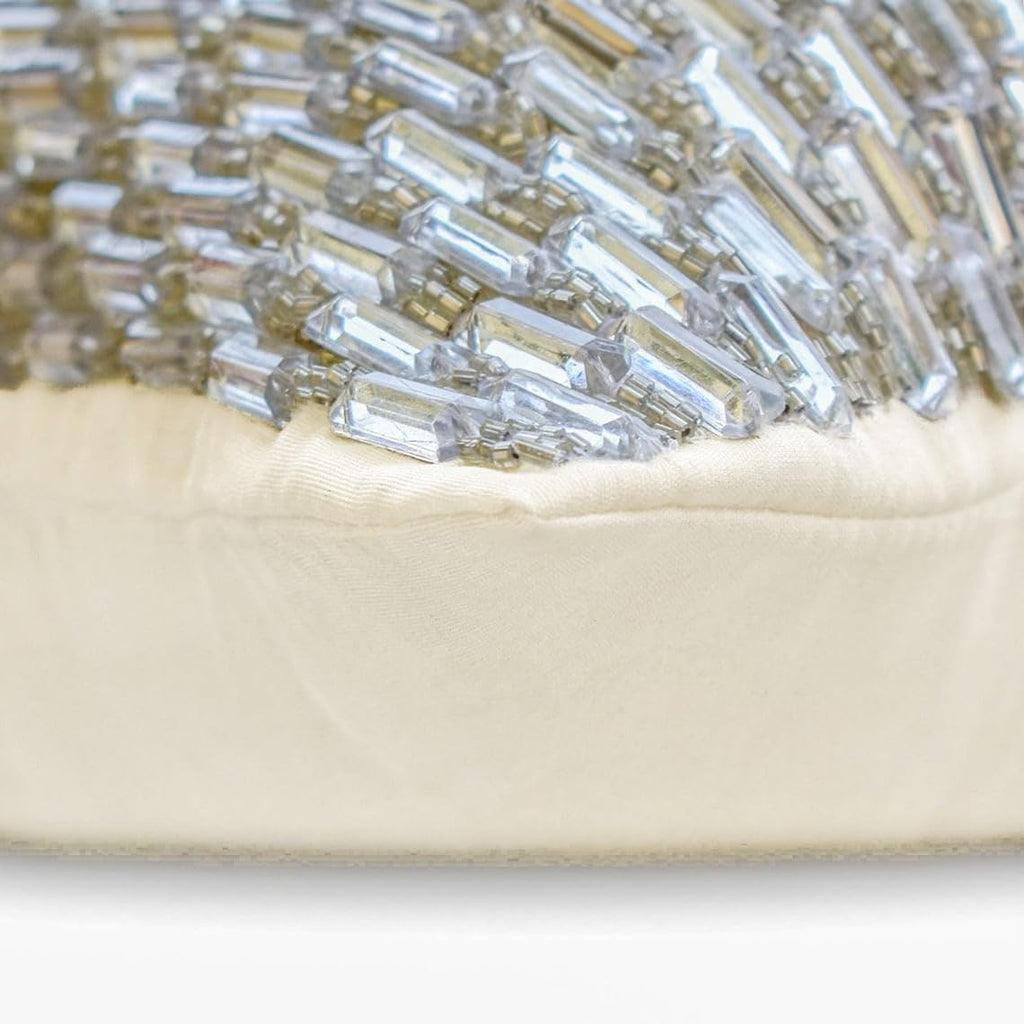 The HomeCentric Designer Throw Pillow Covers Silver 3