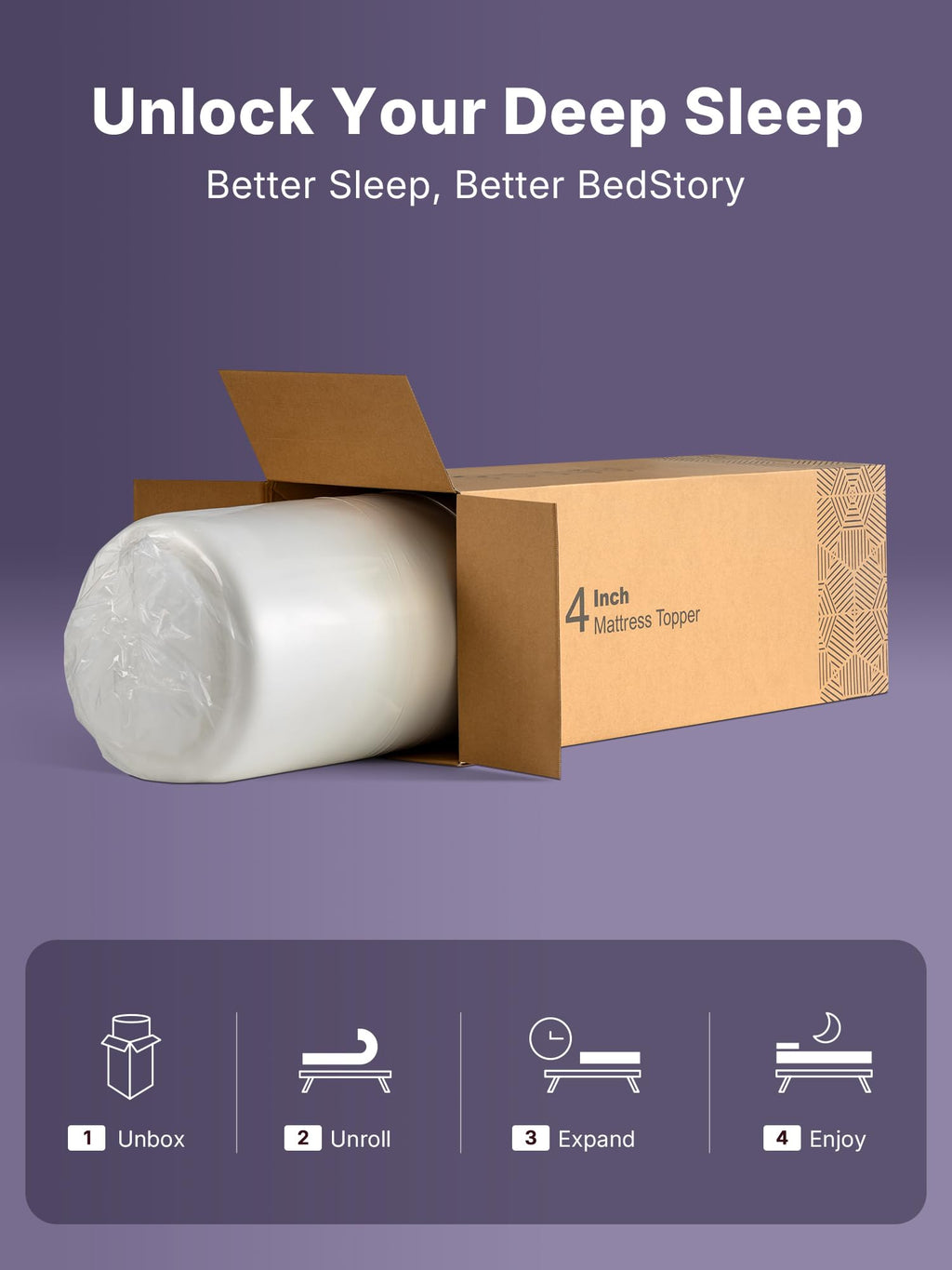 Firm Memory Foam Mattress Topper