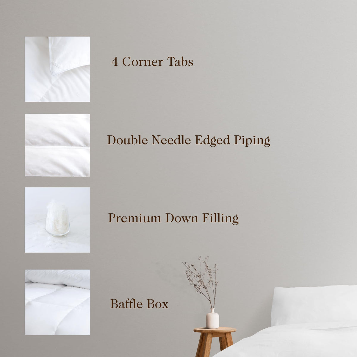 950 Fill Power Goose Down Comforter