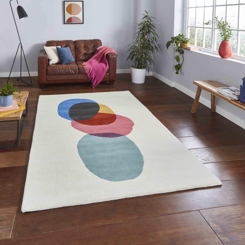 Geometric Wool Area Rug