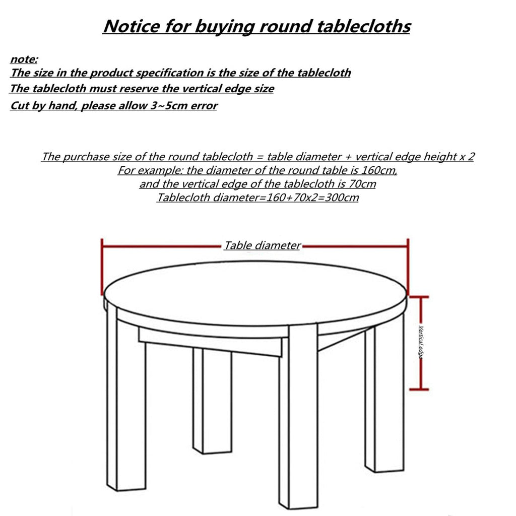 Striped Waterproof Tablecloth
