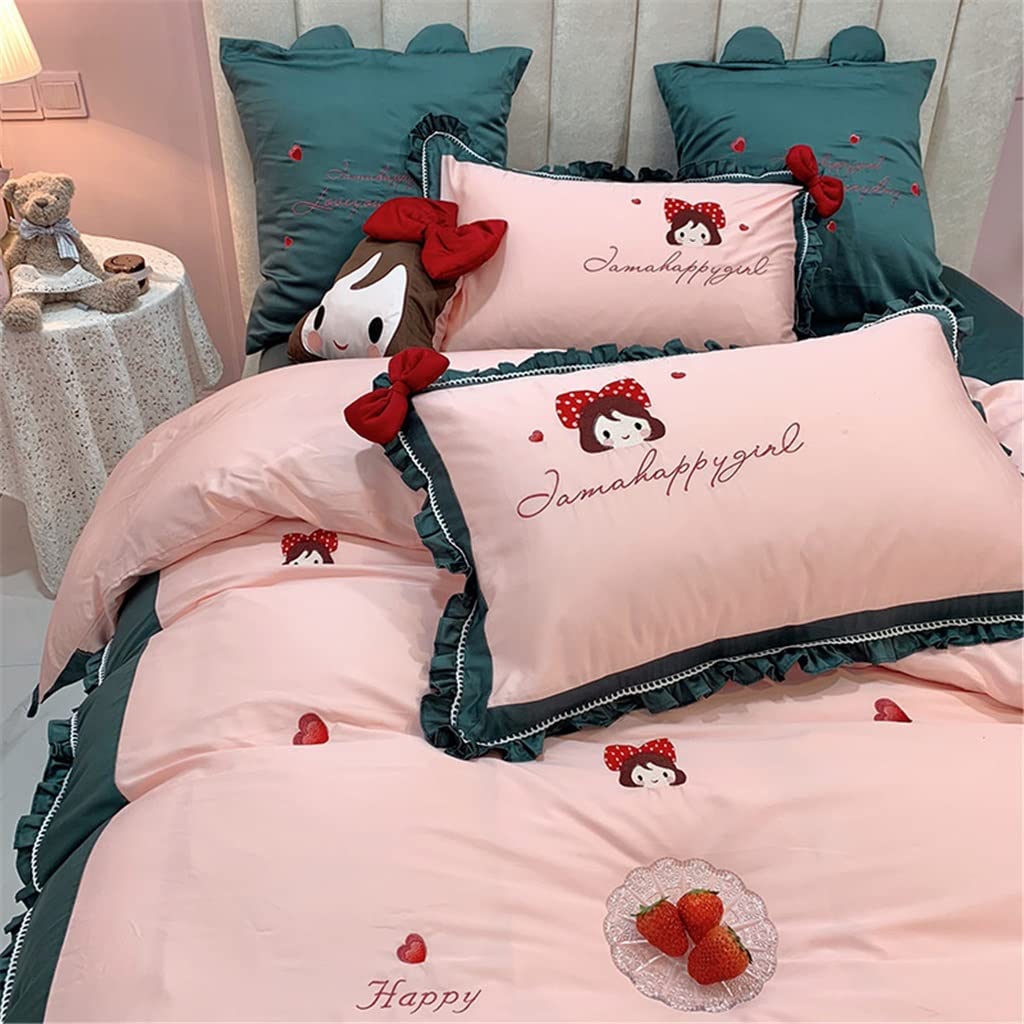 Cotton Lace Duvet Cover Set