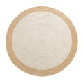 Hand-Woven Jute Round Rug