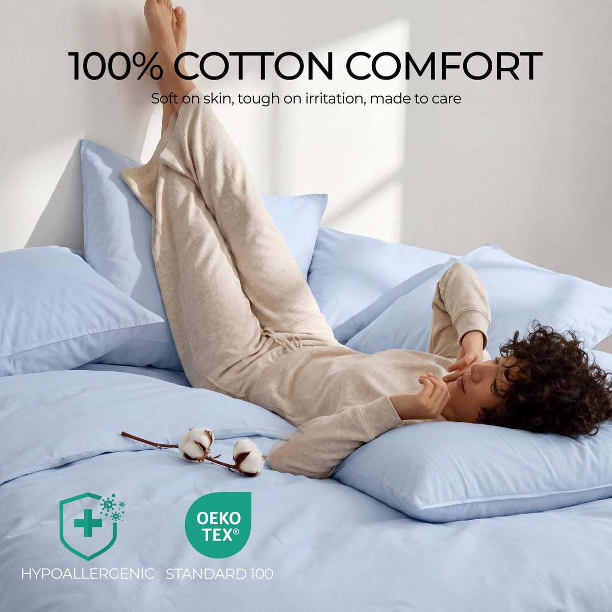 Minimalist Cotton Duvet Cover