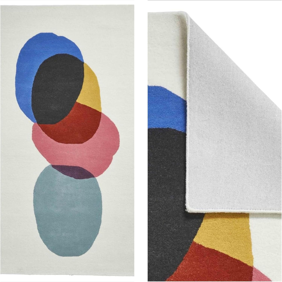 Geometric Wool Area Rug