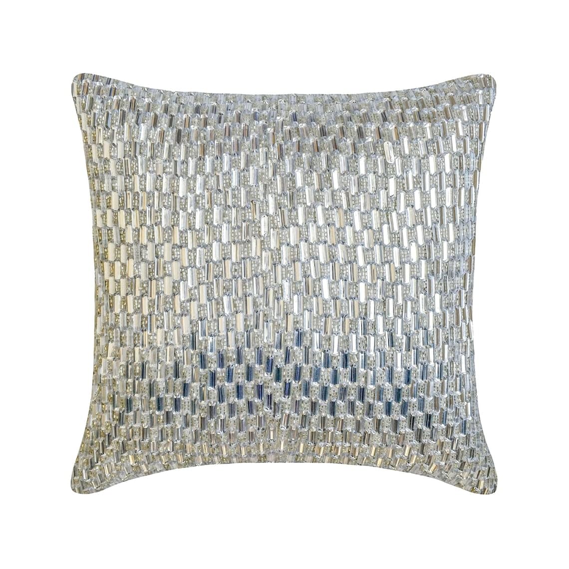 The HomeCentric Designer Throw Pillow Covers Silver 3