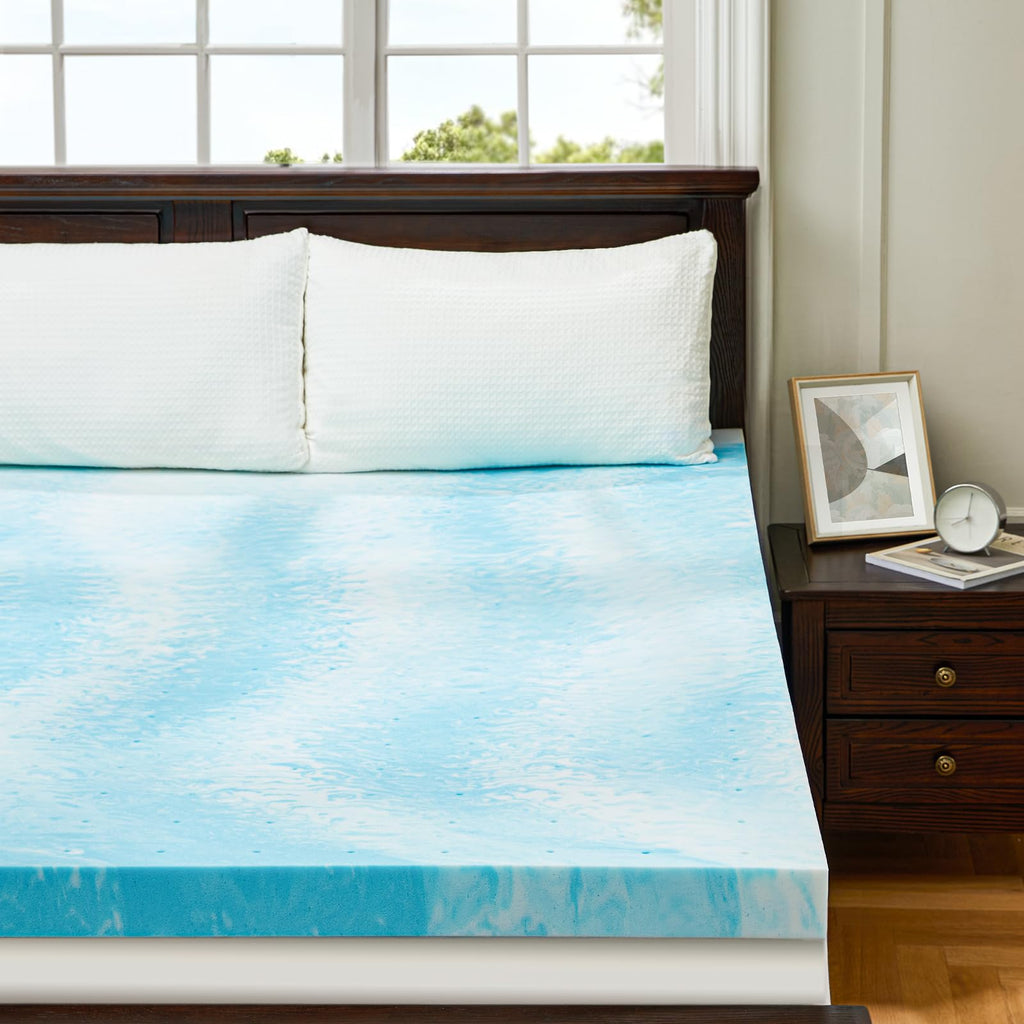 Cooling Gel Memory Foam Mattress Topper