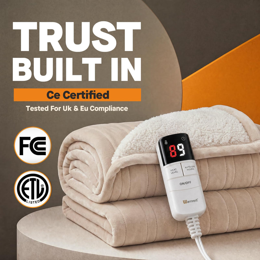 Electric Heated Throw Blanket