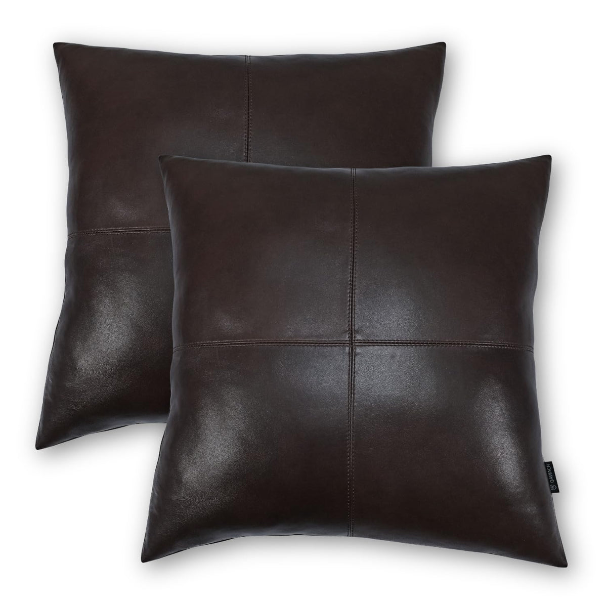 Lambskin Leather Pillow Cover
