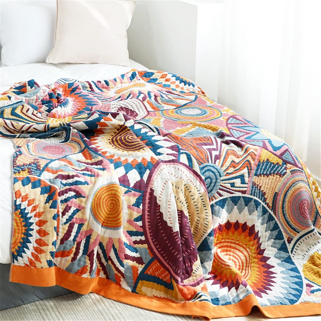 Cotton Gauze Throw Blanket