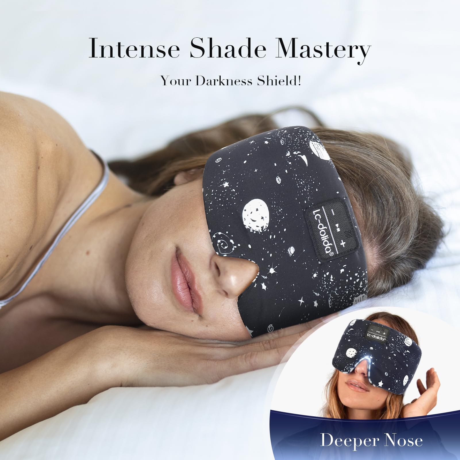 Bluetooth Sleep Mask with Headphones