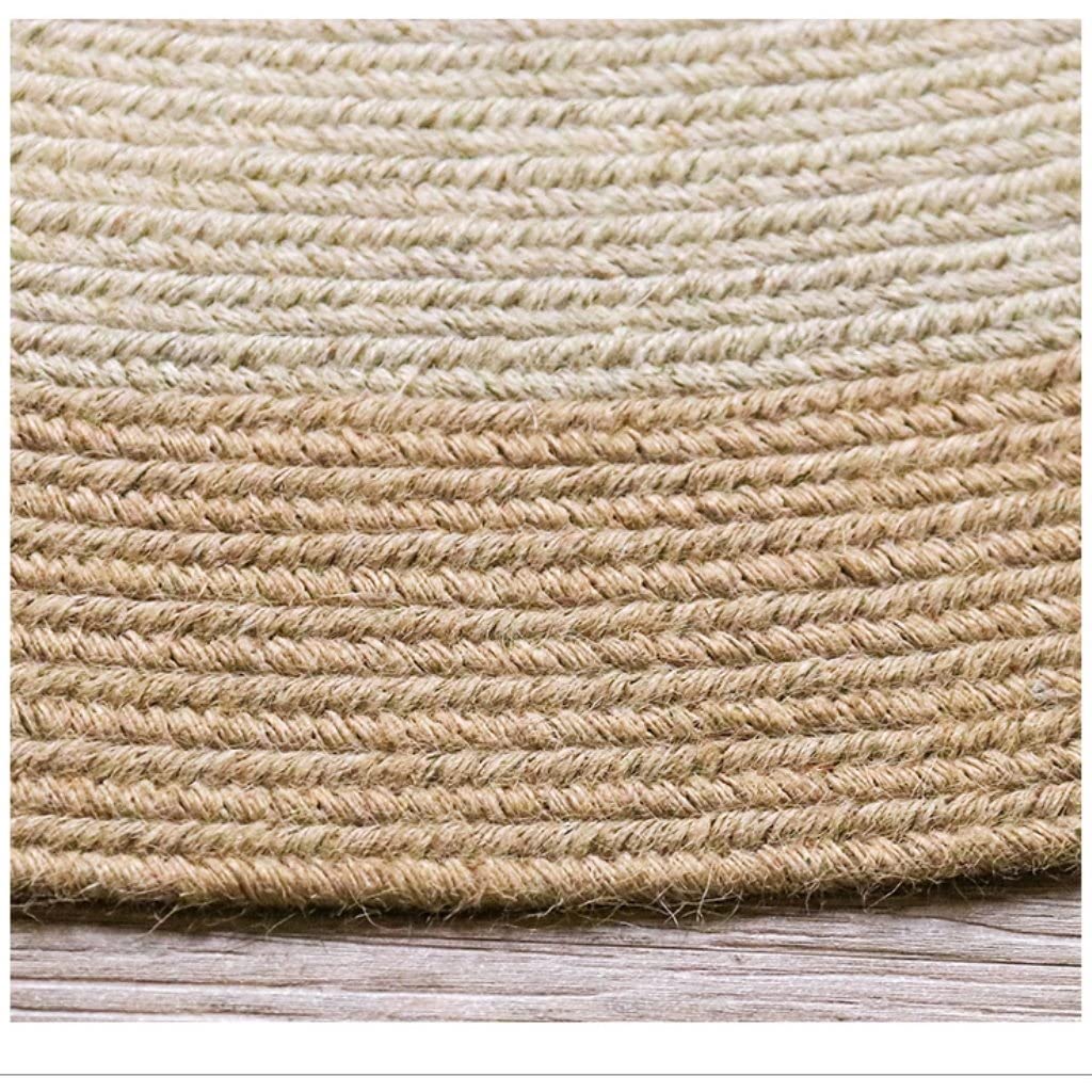 Hand-Woven Jute Round Rug