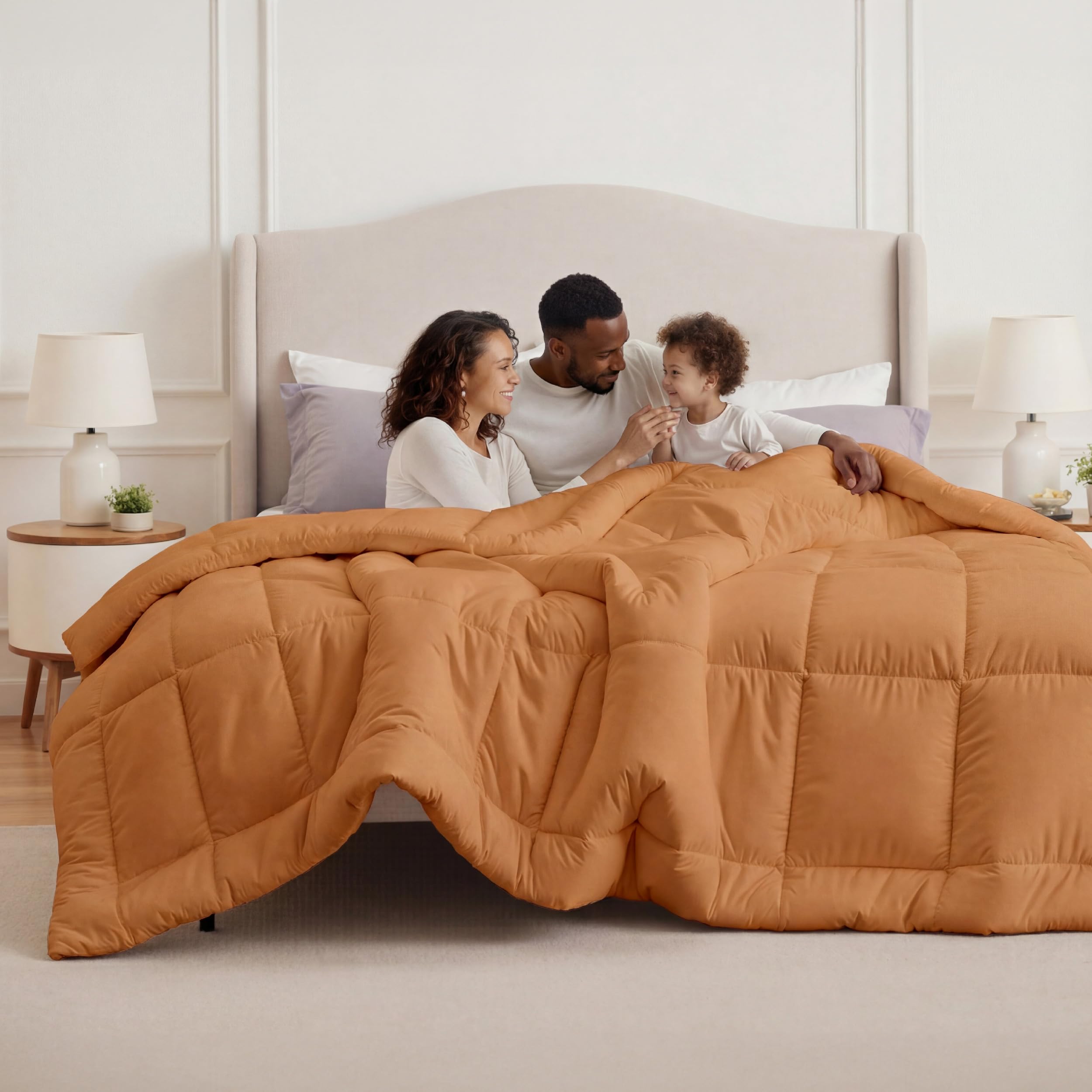 Bedsure Comforter Duvet Insert, Quilted Bedding Blanket, Oeko-TEX